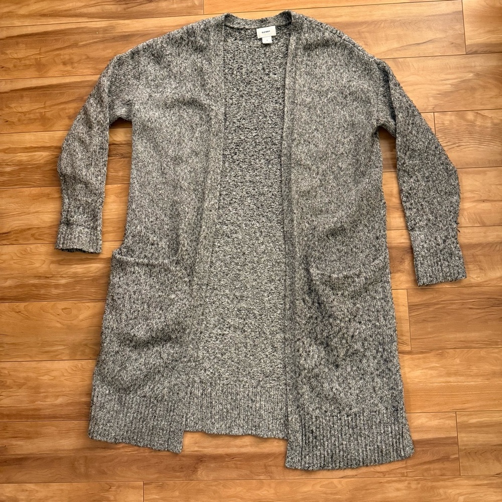 Gray Women's Sweater Cardigan